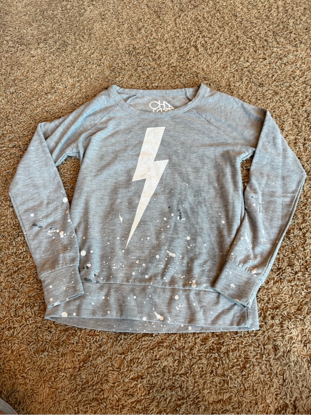 Cha Sor lightning bolt sweatshirt